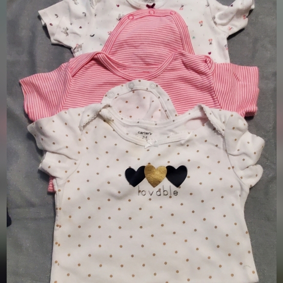 Carter's Other - Baby Onesies Set with Polka Dots and Stripes